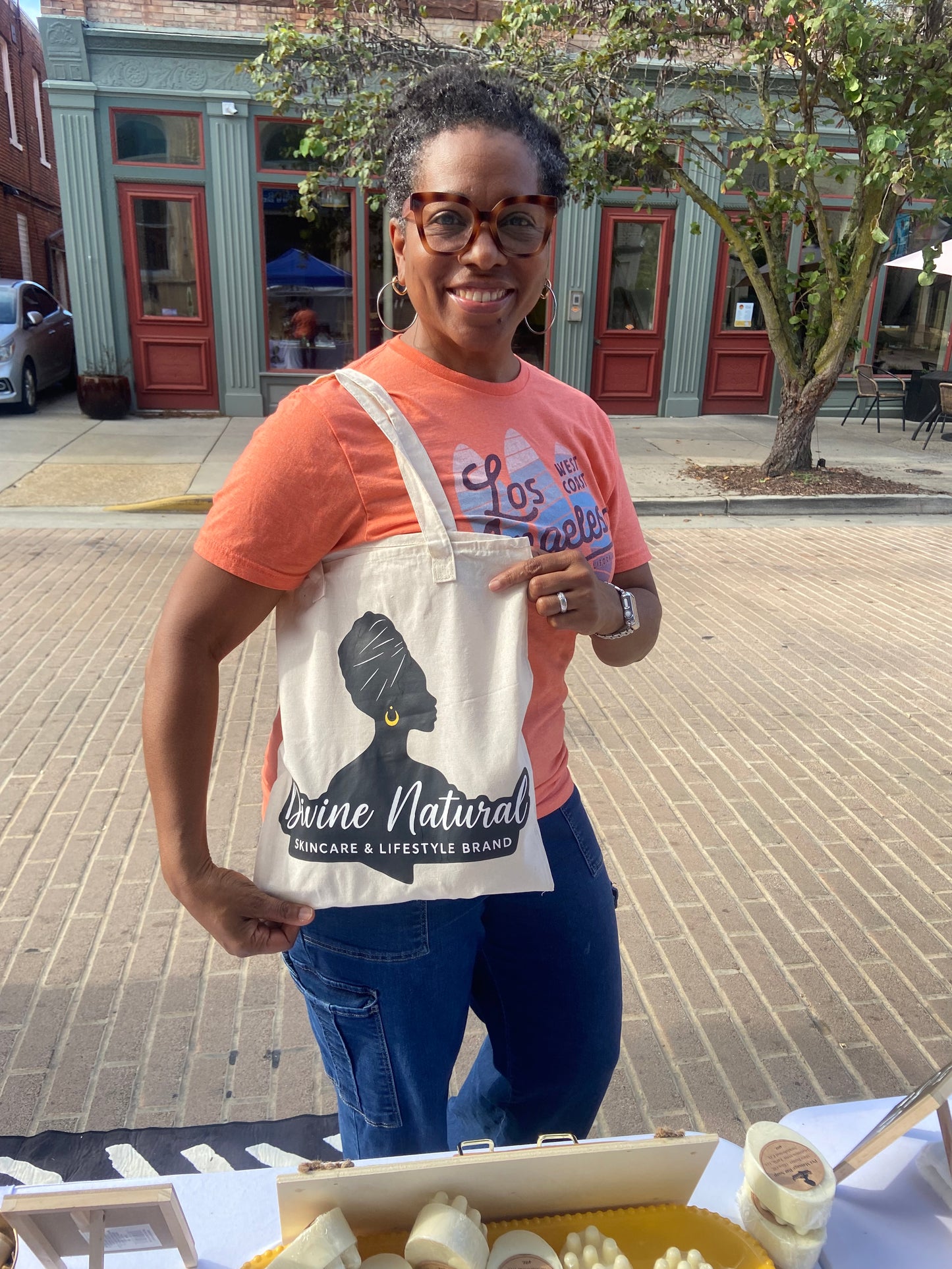 Divine Natural Tote Bag