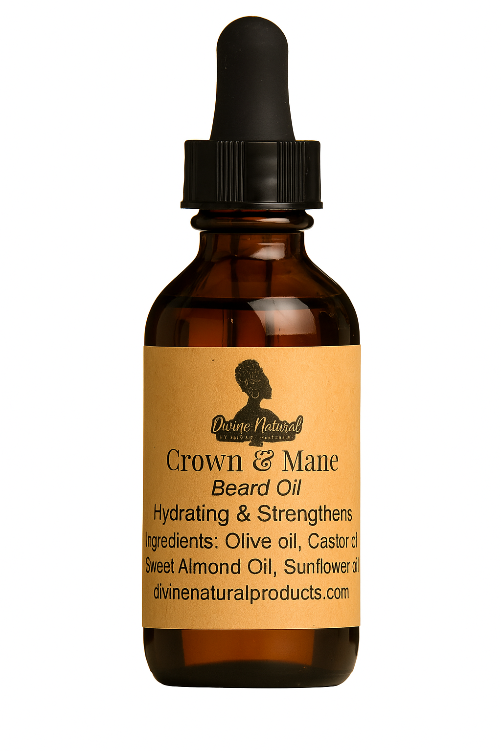 Crown & Mane Beard Oil – Plant-Based Grooming for Sensitive Skin