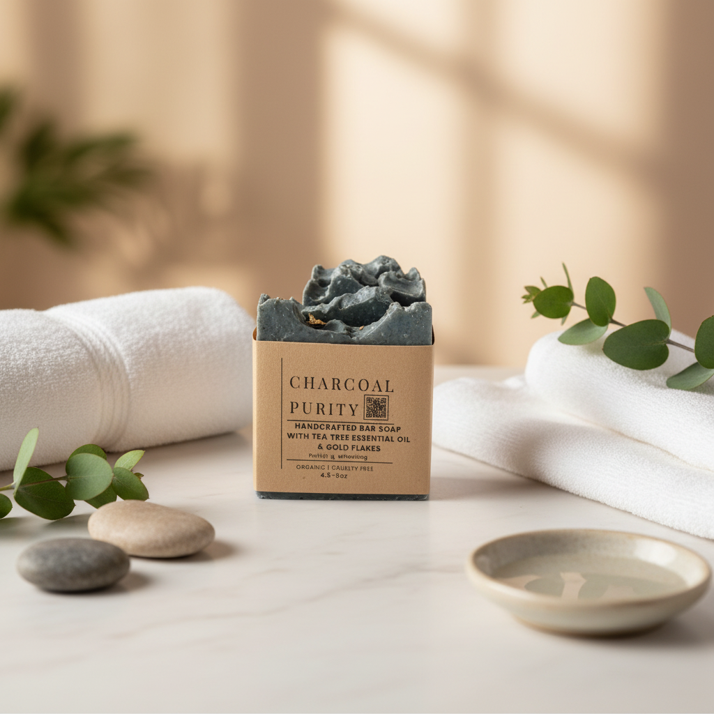 Purity Charcoal Bar Soap