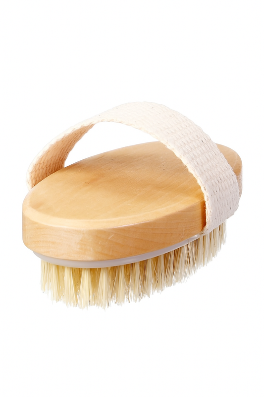 Exfoliating Body Brush – Natural Bristle Dry Skin Brush